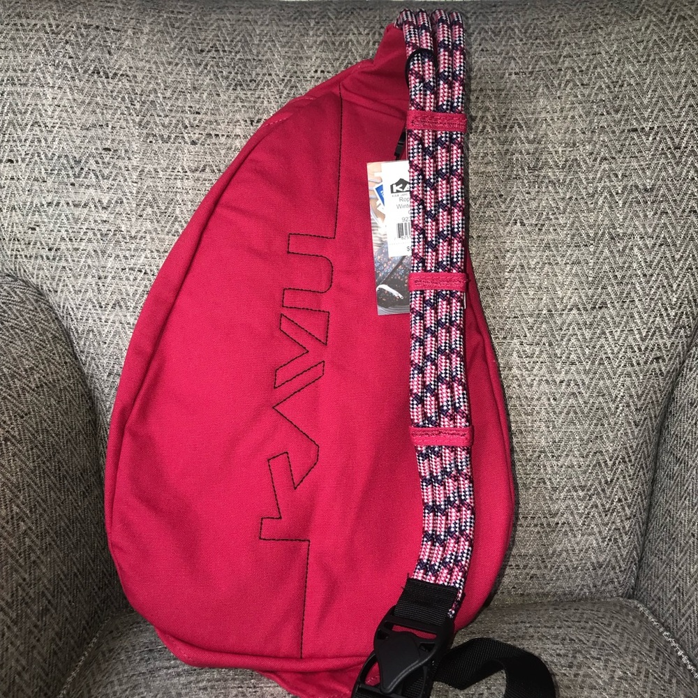 NEW Kavu Original Rope Bag in Winter Rose - Picture 3 of 8